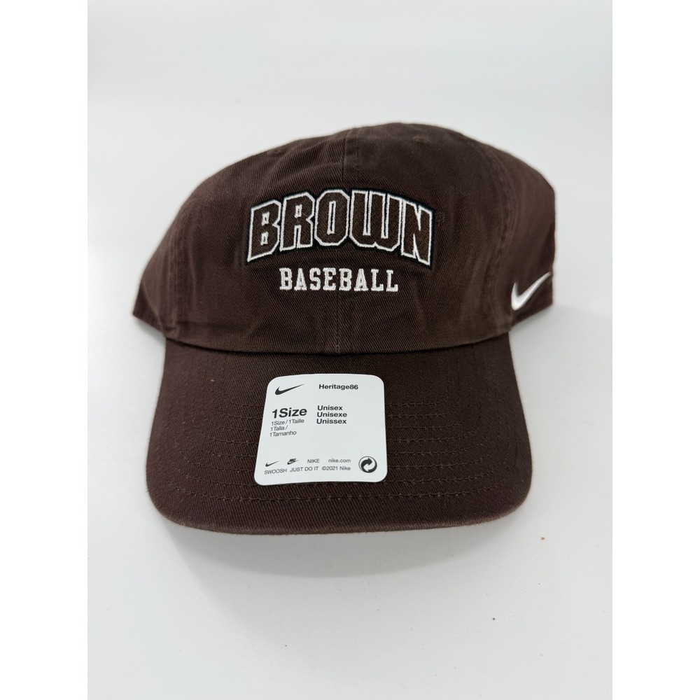 Brown University Bears Baseball Men's Nike Heritage86 Campus Cap Hat OSFM NWT